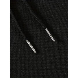 [Pullover for Casual Attire] Thick Warm Solid Color Hooded Sweatshirt | Casual Loose Fit Sweater with Front Pocket, Machine Washable for Fall Winter (Solid Color Options)