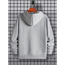 Men's Black Christmas Hooded Sweatshirt with Clark 