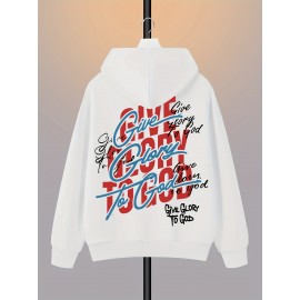 [Cozy Graphic Hoodie] Cozy Polyester Men's 