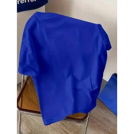 Men's Black 100% Cotton Short Sleeve T-Shirt - Loose Fit Summer Casual Crew Neck Tee with Breathable Fabric, Classic Round Neck & Relaxed Style for Casual Attire, Machine Washable Top