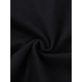 Men's longsleeved Tshirt with 2D printed designs, featuring letter slogans and geometric patterns. Available in 4 colors. Ideal for Men's holiday occasions and Christmas., Christmas Attire, Casual Wear, Letter Print, Graphic Tee, Quality Stitching