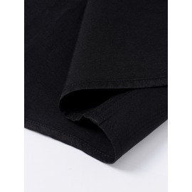 Men'S Polyester Casual Dress Shirt - Solid Color, Button-Up, Lapel Collar, Moderate Stretch, Comfortable Design for All Seasons, 120g/㎡, Casual Wear|Modern Casual Shirt|Sleek Appearance